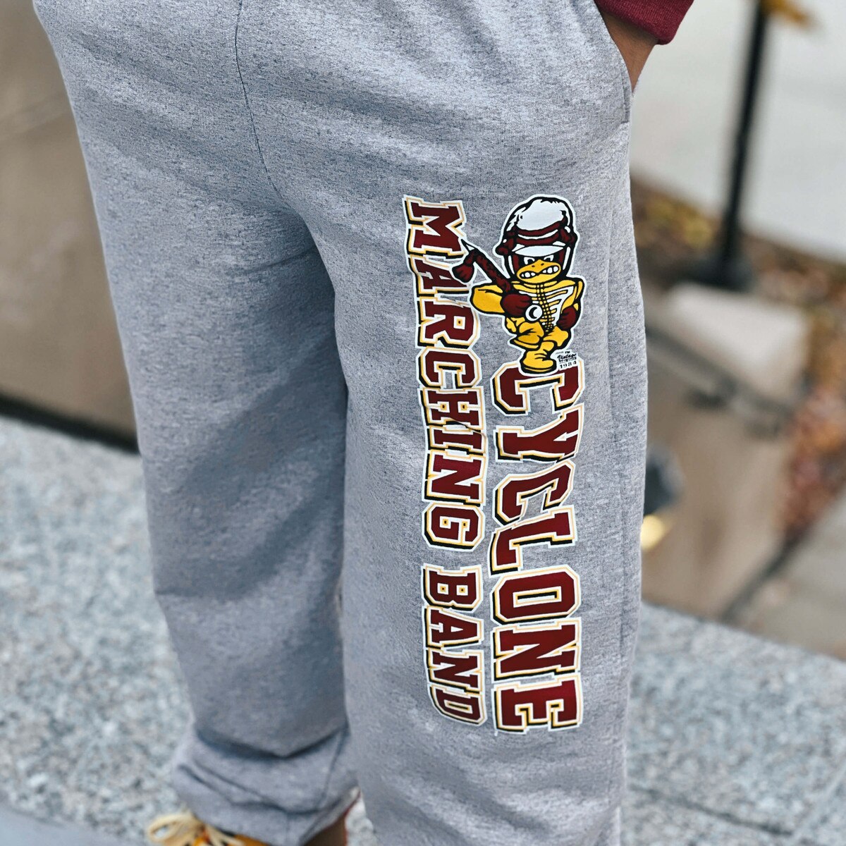 Champion® Cyclone Marching Band Cy Heather Gray Sweatpants